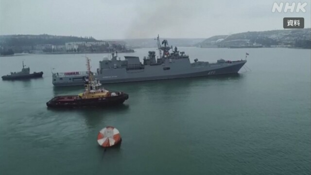 ウクライナ “クリミア ロシア黒海艦隊へ攻撃成功”狙いは？