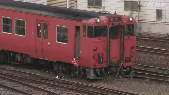 JR岡山駅付近で回送列車が脱線事故 けが人なし 一部運転できず