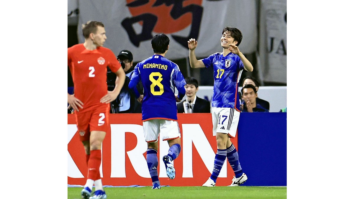 サッカー日本代表【速報】カナダに４ゴールで快勝…田中碧が２得点・中村敬斗また決める