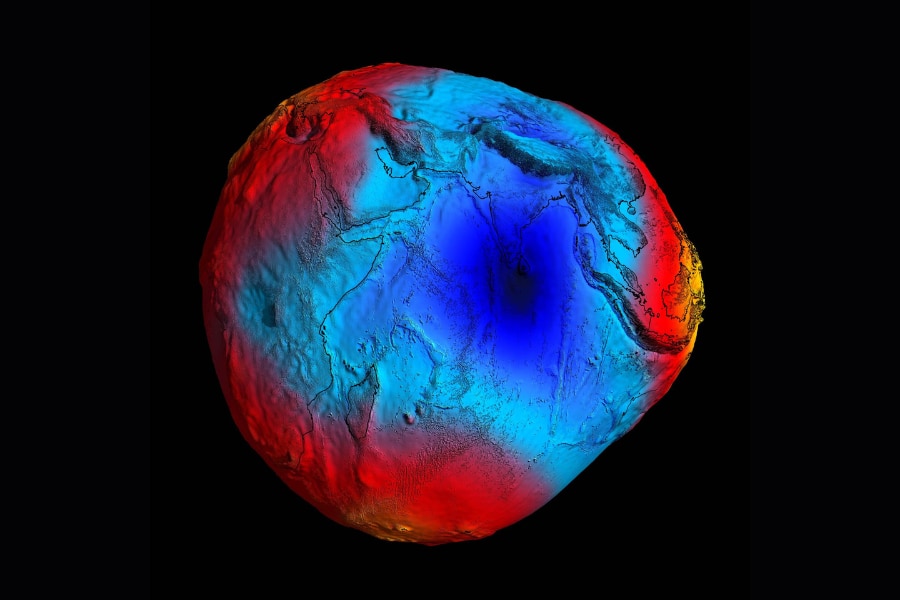 地球上で極端に重力が弱いインド洋の「重力の穴」を説明する新説