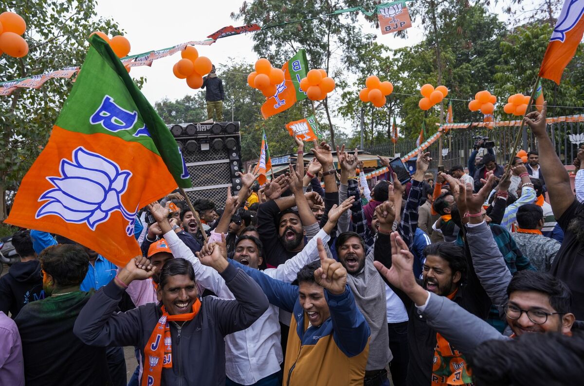 インド地方選、モディ氏率いるＢＪＰが３州勝利へ－首相３期目に勢い