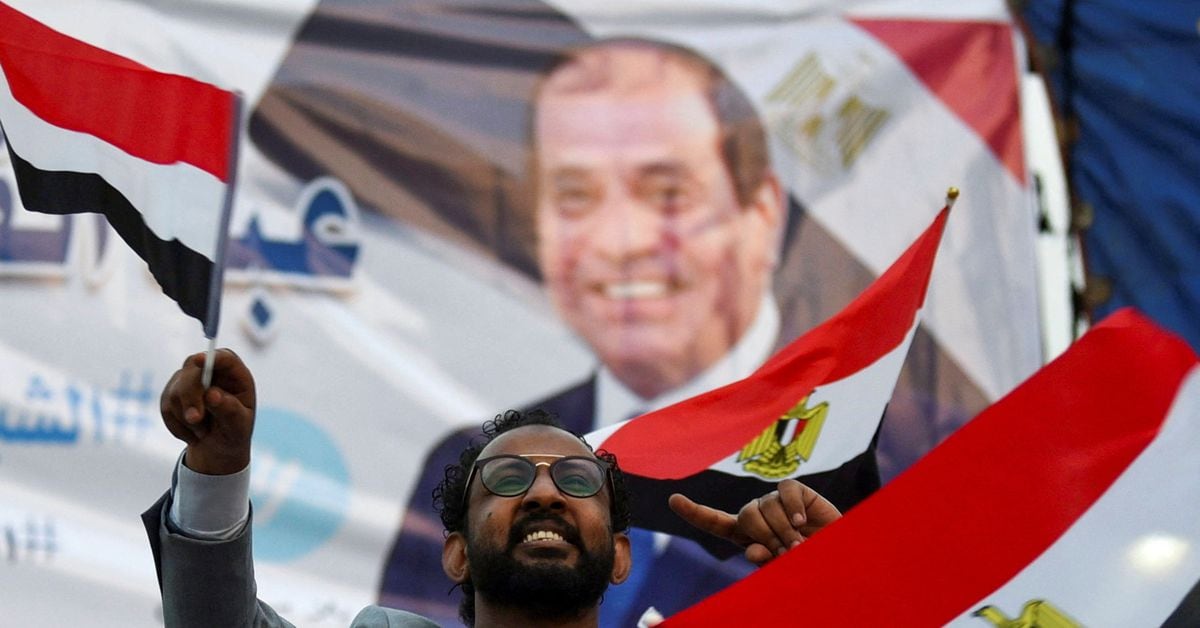 エジプトのシシ大統領、3期目続投へ 得票率89.6％