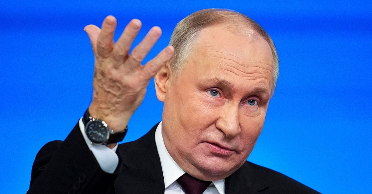 対ウクライナ作戦、「目標達成すれば平和訪れる」とプーチン氏