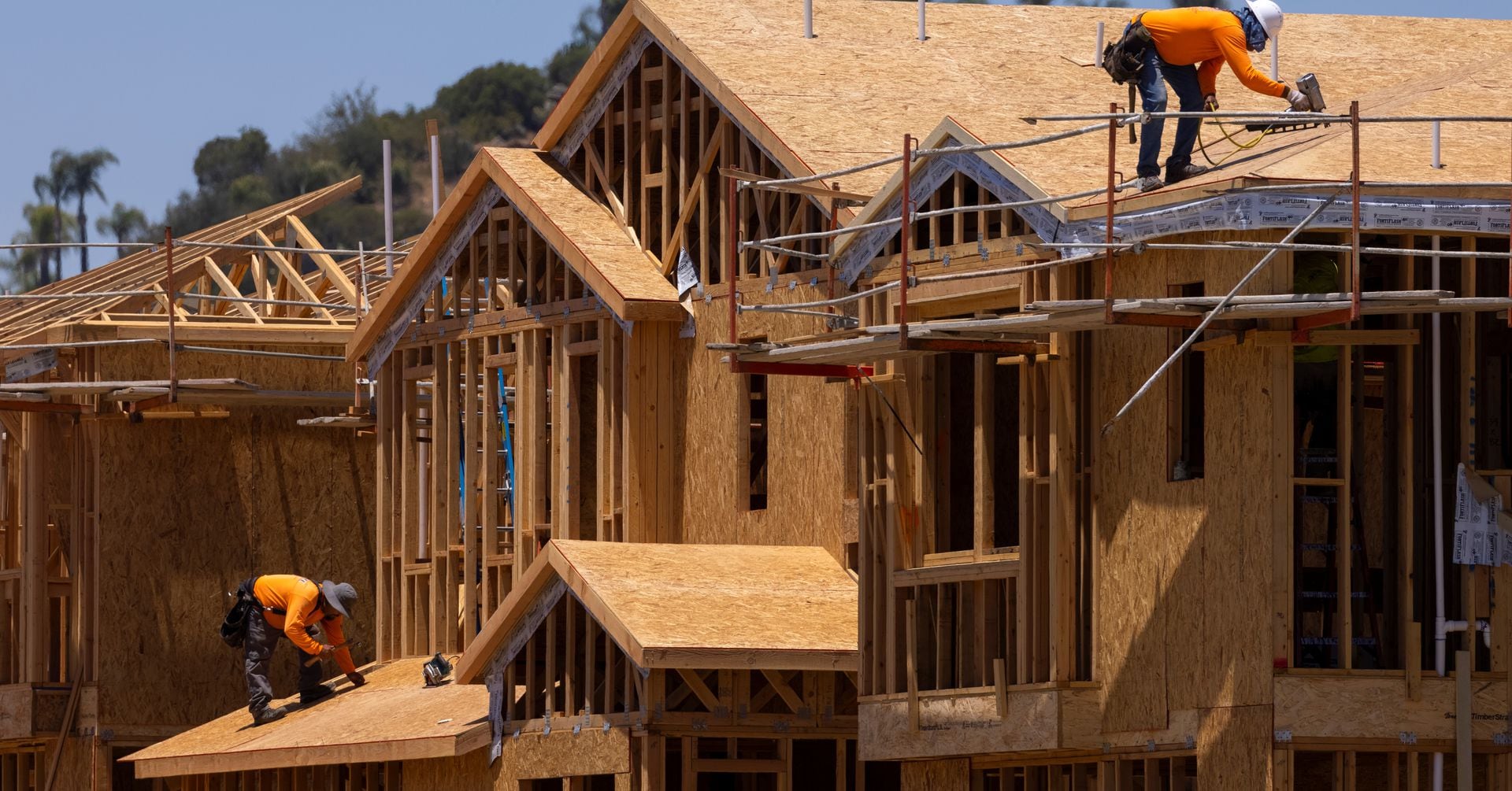 米12月住宅着工件数4.3％減、一戸建て住宅が大幅減
