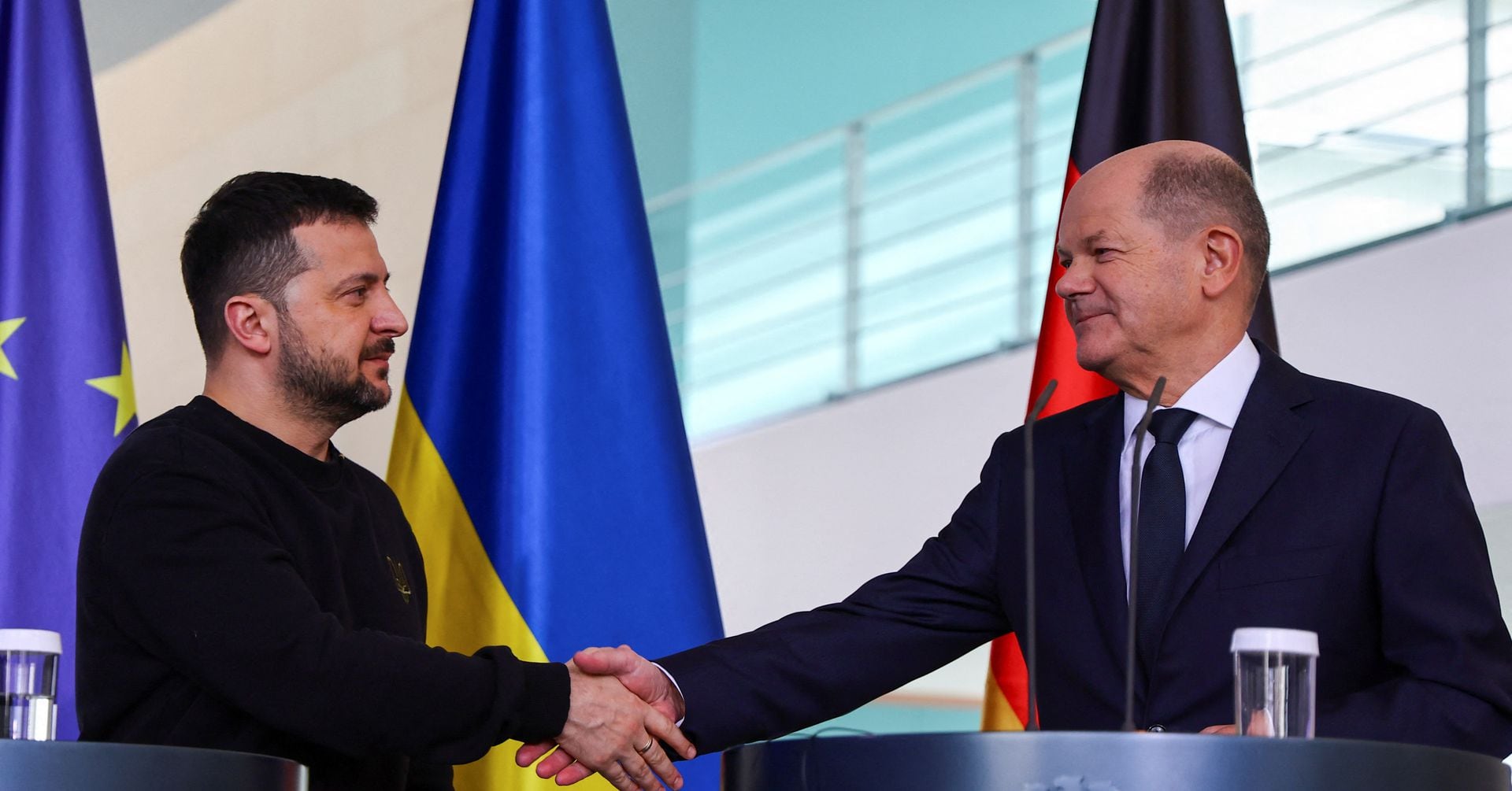 独・ウクライナ、2国間安保協定に署名 追加支援も表明