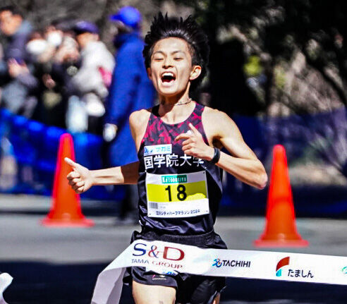 国学院大の青木瑠郁が日本学生ハーフマラソン圧勝 箱根駅伝優勝に向けて「僕が２区を走れれば平林清澄さんが５区を走れる」