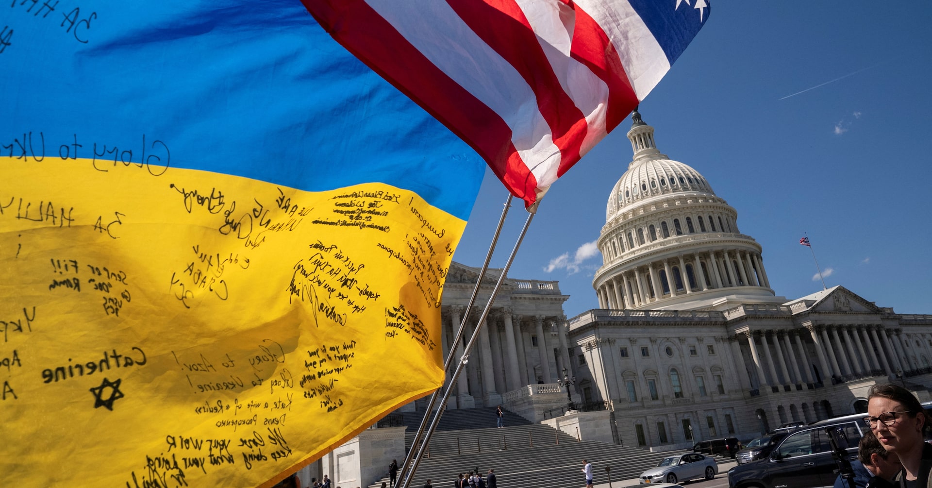 米下院、950億ドルのウクライナ・イスラエル支援法案可決 上院へ
