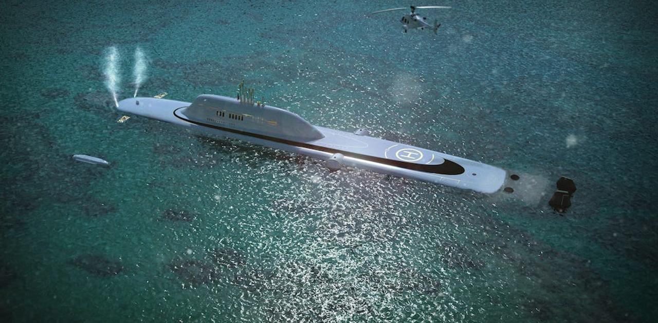 購入できる人は世界で50人…超富裕層向け潜水型スーパーヨットの建造を計画