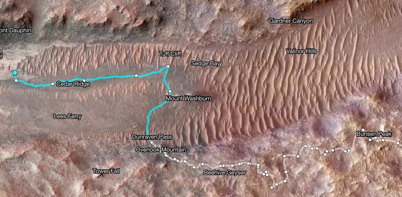 NASA探査機パーサヴィアランス、火星に大きいアレを描いてしまう