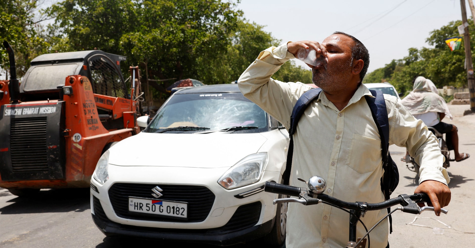 インドで猛烈な熱波、100人超が死亡 体調不良2.5万人に