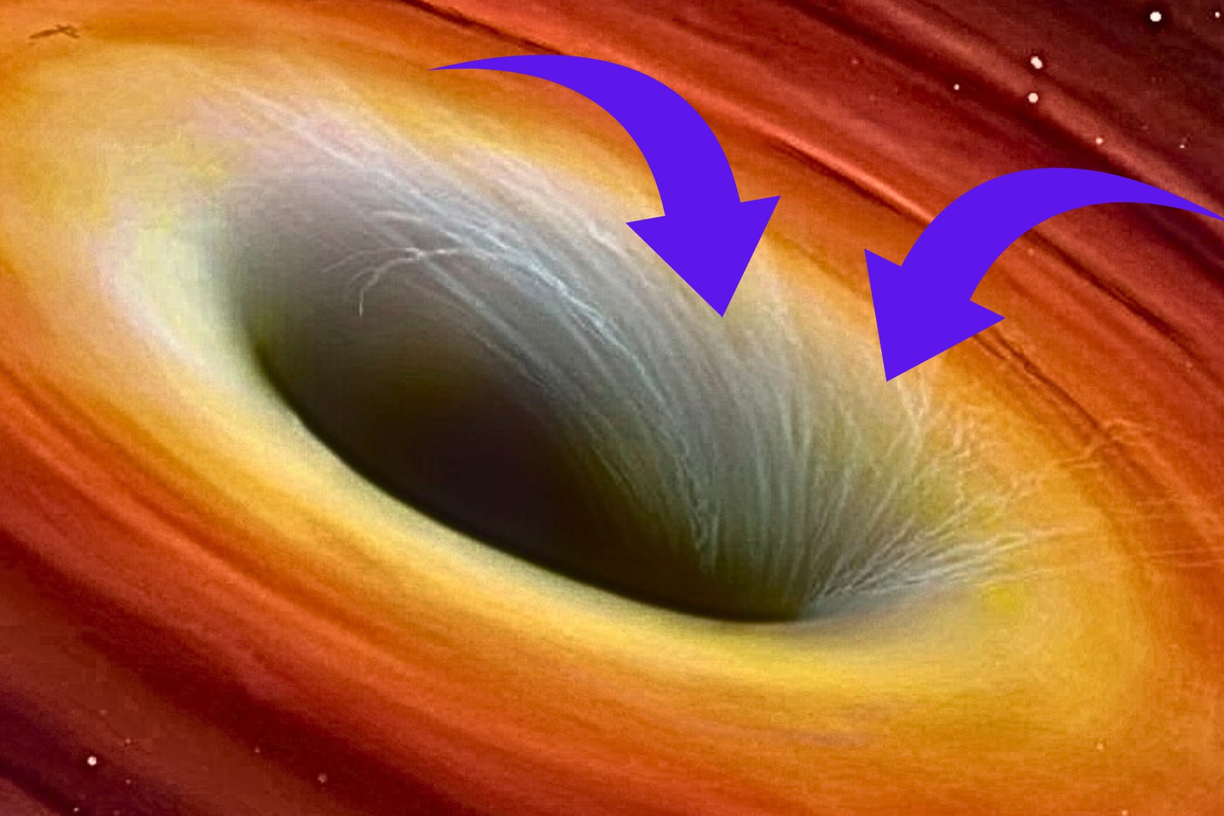 物体が光速で落下する「ブラックホールの滝」領域を観測することに成功！ (2/2)