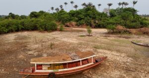 南米アマゾン川が雨不足で水位低下、穀物運ぶはしけの航行に支障