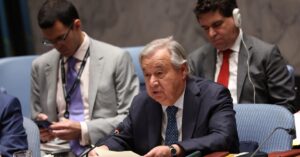 米のイラン攻撃「危険なエスカレーション」、国連事務総長が声明