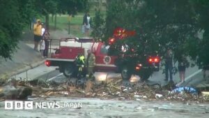 米テキサス州で川が氾濫、20人以上死亡 サマーキャンプの少女多数が行方不明