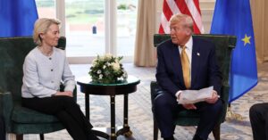 トランプ氏と欧州委員長、戦争で行方不明の子どもたちについて協議