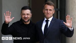 ウクライナへの停戦後の軍隊派遣、26カ国が用意 マクロン氏が発表