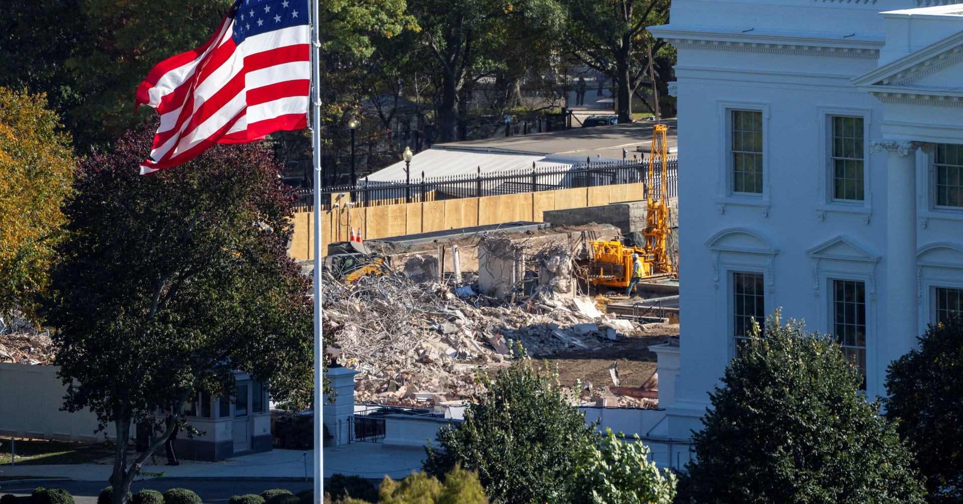 アングル:ホワイトハウスに「刻印」残すトランプ氏、東棟解体し宴会場建設